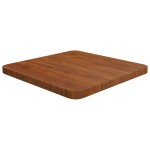 vidaXL Blat de masă pătrat maro închis 40x40x2,5 cm lemn stejar tratat