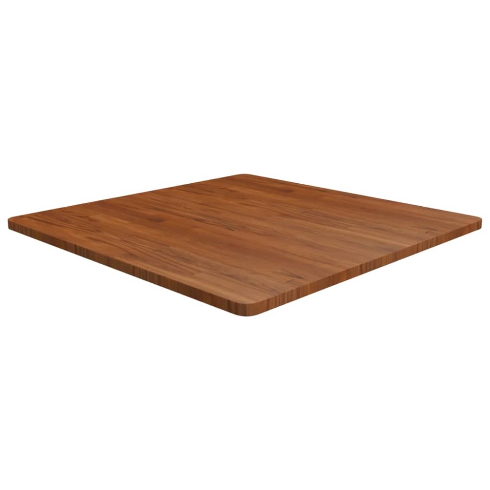vidaXL Blat de masă pătrat maro închis 90x90x2,5 cm lemn stejar tratat