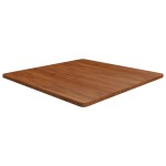 vidaXL Blat de masă pătrat maro închis 90x90x2,5 cm lemn stejar tratat vidaXL Blat de masă pătrat maro închis 90x90x2,5 cm lemn stejar tratat