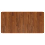 vidaXL Blat de baie, maro închis, 80x40x2,5 cm, lemn masiv tratat vidaXL Blat de baie, maro închis, 80x40x2,5 cm, lemn masiv tratat