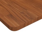 vidaXL Blat de baie, maro închis, 60x40x2,5 cm, lemn masiv tratat vidaXL Blat de baie, maro închis, 60x40x2,5 cm, lemn masiv tratat