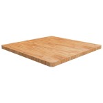 vidaXL Blat masă pătrat maro deschis 90x90x4cm lemn stejar tratat vidaXL Blat masă pătrat maro deschis 90x90x4cm lemn stejar tratat