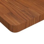 vidaXL Blat de masă pătrat maro închis 40x40x4 cm lemn stejar tratat