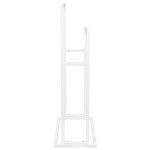 vidaXL Suport de prosoape autonom, alb, 48x24x78,5 cm, fier vidaXL Suport de prosoape autonom, alb, 48x24x78,5 cm, fier