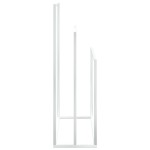 vidaXL Suport de prosoape autonom, alb, 48x24x79 cm, fier vidaXL Suport de prosoape autonom, alb, 48x24x79 cm, fier