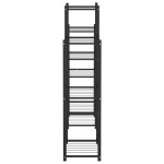 vidaXL Suport pentru flori, 83x25x100 cm, negru, fier vidaXL Suport pentru flori, 83x25x100 cm, negru, fier