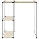 vidaXL Raft peste mașina de spălat, crem, 87x55x90,5 cm, fier vidaXL Raft peste mașina de spălat, crem, 87x55x90,5 cm, fier