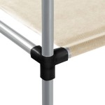 vidaXL Raft peste mașina de spălat, crem, 87x55x90,5 cm, fier vidaXL Raft peste mașina de spălat, crem, 87x55x90,5 cm, fier