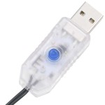 vidaXL Instalație cu 150 LED-uri, alb rece, 15 m, PVC vidaXL Instalație cu 150 LED-uri, alb rece, 15 m, PVC