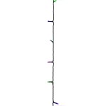 vidaXL Instalație cu 300 LED-uri, pastel multicolor, 30 m, PVC vidaXL Instalație cu 300 LED-uri, pastel multicolor, 30 m, PVC