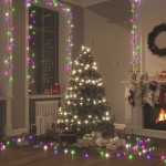 vidaXL Instalație cu 2000 LED-uri, pastel multicolor, 200 m, PVC vidaXL Instalație cu 2000 LED-uri, pastel multicolor, 200 m, PVC