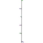 vidaXL Instalație cu 2000 LED-uri, pastel multicolor, 200 m, PVC vidaXL Instalație cu 2000 LED-uri, pastel multicolor, 200 m, PVC