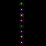 vidaXL Instalație cu 2000 LED-uri, pastel multicolor, 200 m, PVC vidaXL Instalație cu 2000 LED-uri, pastel multicolor, 200 m, PVC