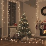vidaXL Instalație cu 300 LED-uri, alb cald, 30 m, PVC vidaXL Instalație cu 300 LED-uri, alb cald, 30 m, PVC