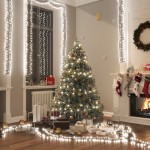 vidaXL Instalație tip cluster cu 400 LED-uri, alb rece, 7,4 m, PVC vidaXL Instalație tip cluster cu 400 LED-uri, alb rece, 7,4 m, PVC