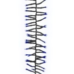 vidaXL Instalație tip cluster cu 400 LED-uri, albastru, 7,4 m, PVC