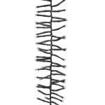 vidaXL Instalație tip cluster cu 3000 LED-uri, alb cald, 23 m, PVC