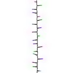 vidaXL Instalație compactă cu 1000 LED-uri pastel multicolor 25 m PVC vidaXL Instalație compactă cu 1000 LED-uri pastel multicolor 25 m PVC