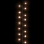 vidaXL Instalație compactă cu 2000 LED-uri, alb cald, 45 m, PVC