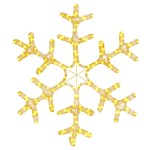 vidaXL Figurină Crăciun, fulg de zăpadă, 144 LED-uri alb cald, 59x59cm