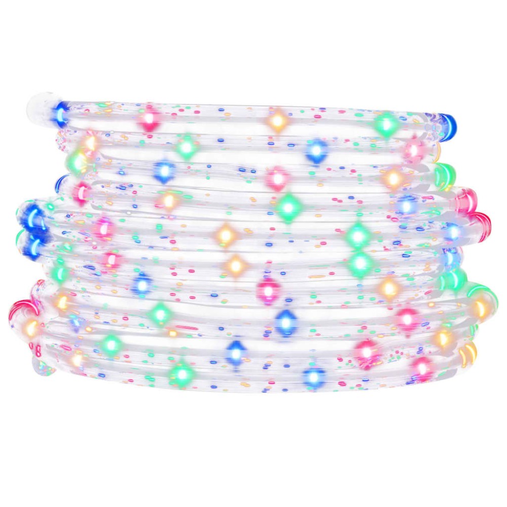 vidaXL Cablu luminos cu 480 LED-uri, multicolor, 20 m, PVC