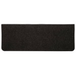 vidaXL Covorașe scări autoadezive, 15 buc., negru, 65x24,5x3,5 cm