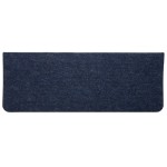 vidaXL Covorașe scări autoadezive, 15 buc., albastru, 65x24,5x3,5 cm
