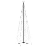 vidaXL Brad de Crăciun conic, 1400 LED-uri, alb cald, 160x500 cm vidaXL Brad de Crăciun conic, 1400 LED-uri, alb cald, 160x500 cm
