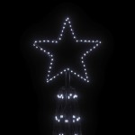vidaXL Brad de Crăciun conic, 3000 LED-uri, alb rece, 230x800 cm vidaXL Brad de Crăciun conic, 3000 LED-uri, alb rece, 230x800 cm