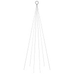 vidaXL Brad de Crăciun pe catarg, 108 LED-uri, albastru, 180 cm