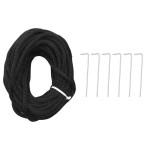 vidaXL Brad de Crăciun pe catarg, 108 LED-uri, albastru, 180 cm