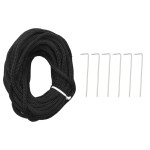 vidaXL Brad de Crăciun pe catarg, 108 LED-uri, multicolor, 180 cm