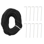 vidaXL Brad de Crăciun pe catarg, 310 LED-uri, alb cald, 300 cm