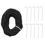 vidaXL Brad de Crăciun pe catarg, 310 LED-uri, albastru, 300 cm