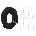 vidaXL Brad de Crăciun pe catarg, 732 LED-uri, albastru, 500 cm