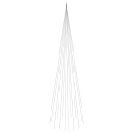 vidaXL Brad de Crăciun pe catarg, 1134 LED-uri, multicolor, 800 cm