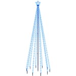 vidaXL Brad de Crăciun, 310 LED-uri albastre, 300 cm, cu țăruș vidaXL Brad de Crăciun, 310 LED-uri albastre, 300 cm, cu țăruș