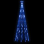 vidaXL Brad de Crăciun, 310 LED-uri albastre, 300 cm, cu țăruș vidaXL Brad de Crăciun, 310 LED-uri albastre, 300 cm, cu țăruș