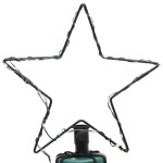 vidaXL Brad de Crăciun cu țăruș, 732 LED-uri, multicolor, 500 cm