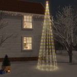 vidaXL Brad de Crăciun cu țăruș, 1134 LED-uri, multicolor, 800 cm vidaXL Brad de Crăciun cu țăruș, 1134 LED-uri, multicolor, 800 cm