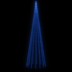 vidaXL Brad de Crăciun cu țăruș, 1134 LED-uri, albastru, 800 cm vidaXL Brad de Crăciun cu țăruș, 1134 LED-uri, albastru, 800 cm
