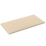 vidaXL Panouri de perete 12 buc. crem 30x15 cm textil 0,54 m²
