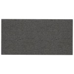 vidaXL Panouri de perete 12 buc. gri închis 30x15 cm textil 0,54 m² vidaXL Panouri de perete 12 buc. gri închis 30x15 cm textil 0,54 m²