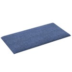 vidaXL Panouri de perete, 12 buc., albastru, 30x15 cm, textil, 0,54 m² vidaXL Panouri de perete, 12 buc., albastru, 30x15 cm, textil, 0,54 m²