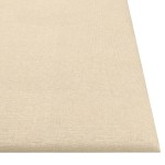 vidaXL Panouri de perete 12 buc. crem 30x30 cm material textil 1,08 m² vidaXL Panouri de perete 12 buc. crem 30x30 cm material textil 1,08 m²