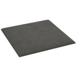 vidaXL Panouri de perete 12 buc. gri închis 30x30 cm catifea 1,08 m² vidaXL Panouri de perete 12 buc. gri închis 30x30 cm catifea 1,08 m²