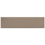 vidaXL Panouri perete 12 buc. cappuccino 60x15 cm piele eco 1,08 m²