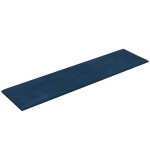 vidaXL Panouri de perete 12 buc. albastru 60x15 cm catifea 1,08 m² vidaXL Panouri de perete 12 buc. albastru 60x15 cm catifea 1,08 m²
