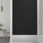 vidaXL Panouri de perete 12 buc. Negru 60x15 cm catifea 1,08 m² vidaXL Panouri de perete 12 buc. Negru 60x15 cm catifea 1,08 m²