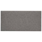 vidaXL Panouri de perete 12 buc. gri deschis 60x30 cm textil 2,16 m²
